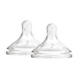 Dr. Brown’s Options+ Anti-colic | Tétine phase 2 biberon à col large pack de 2 (3m+)